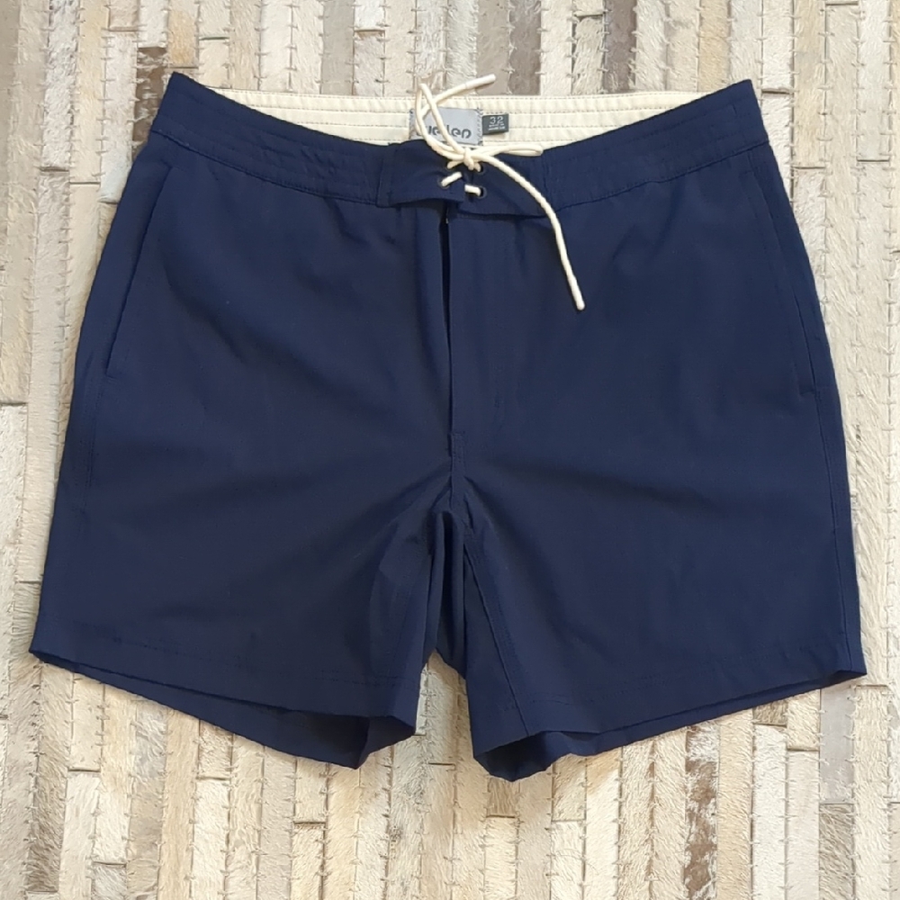 Wellen Men's Size 32 '66 Stretch Navy Boardshorts